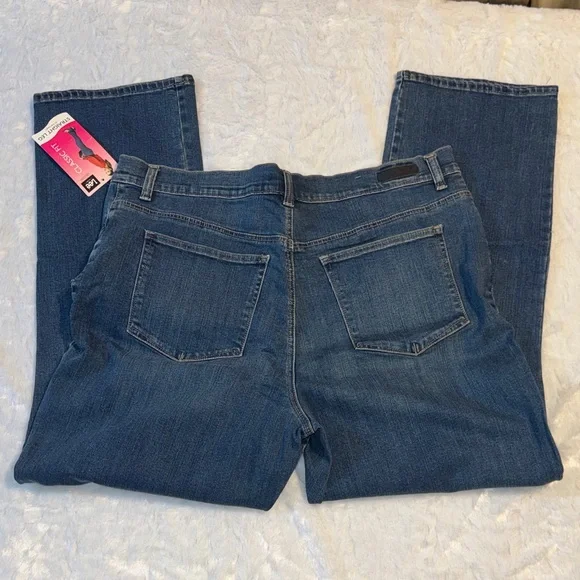 Lee Women's Dark Blue Straight Leg Jeans - Picture 5 of 8